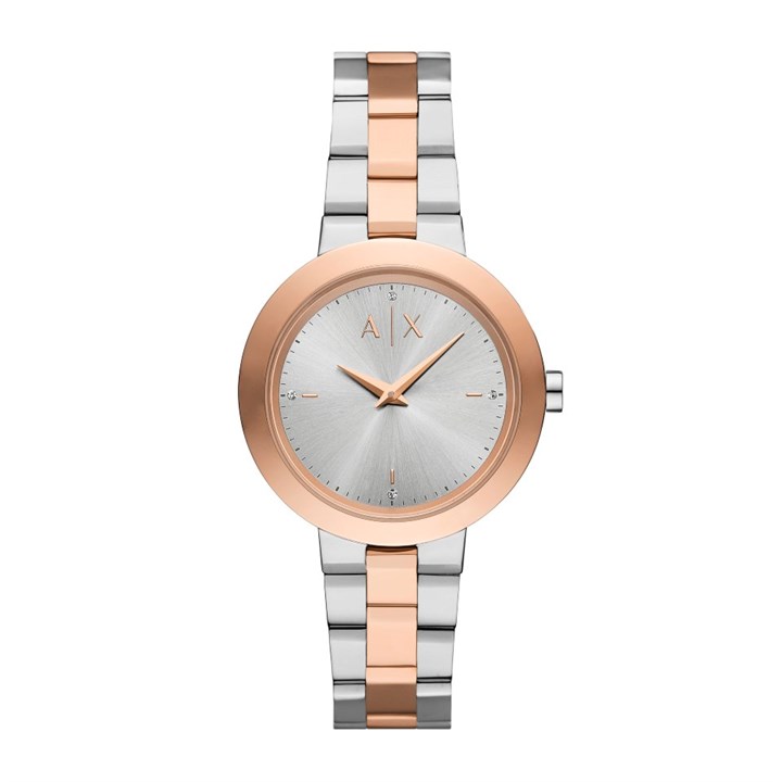 Armani Exchange AX5172 Jackie Two Tone Bracelet Watch - W65552