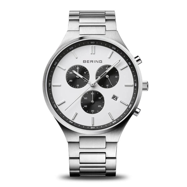 BERING 11743-704 Titan Chronograph Titanium Bracelet Watch - W74217
