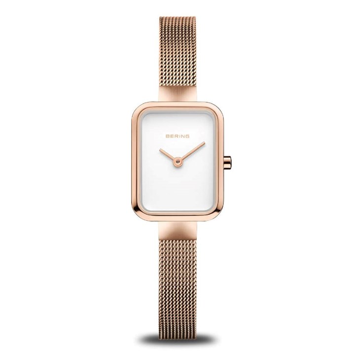 BERING 14520-364 Rose Tone Mesh Bracelet Watch - W74249
