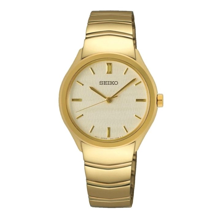 Seiko SUR552P1 Gold Plated Bracelet Watch - W78102