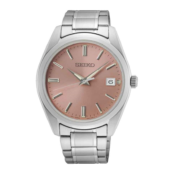 Seiko SUR523P1 Pink Dial Bracelet Watch - W78130