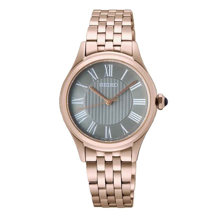 Seiko SUR614P1 Rose Tone Bracelet Watch - W78146