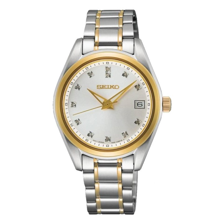 Seiko SUR582P1 Two Tone Diamond Set Bracelet Watch - W78150