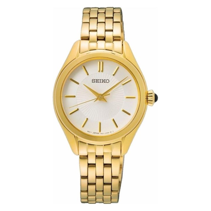 Seiko SUR538P1 Gold Tone Bracelet Watch - W7888