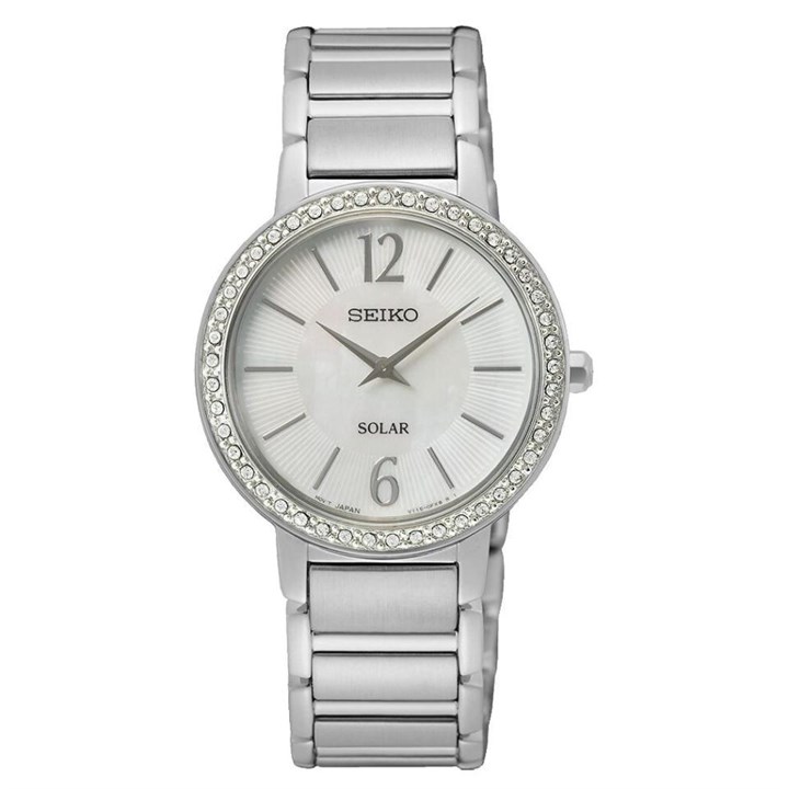 Seiko SUP467P1 Solar Stainless Steel Bracelet Watch - W7891