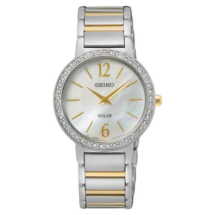 Seiko SUP469P1 Solar Two Tone Bracelet Watch - W7892