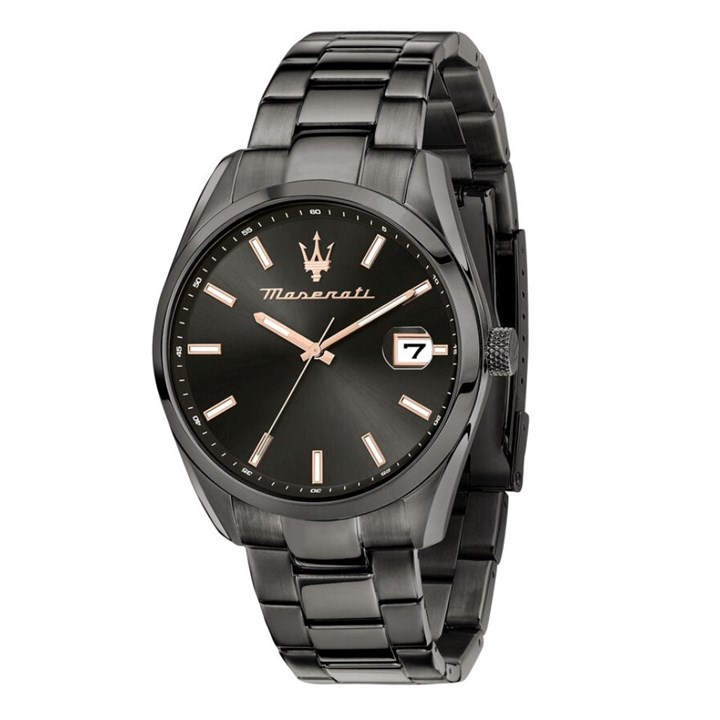 Maserati R8853151015 Attrazione Gunmetal IP Bracelet Watch - W81313