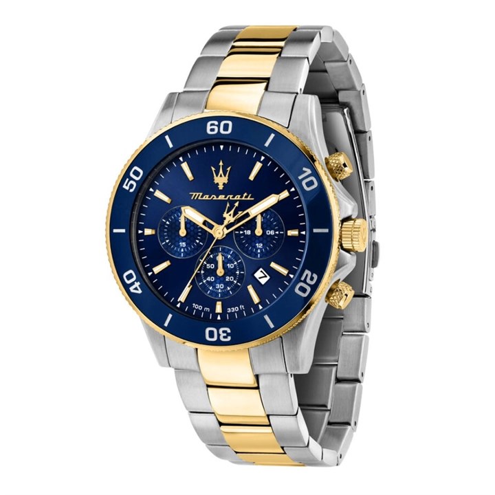 Maserati R8873600006 Competizione Chronograph Two Tone Bracelet Watch - W81315