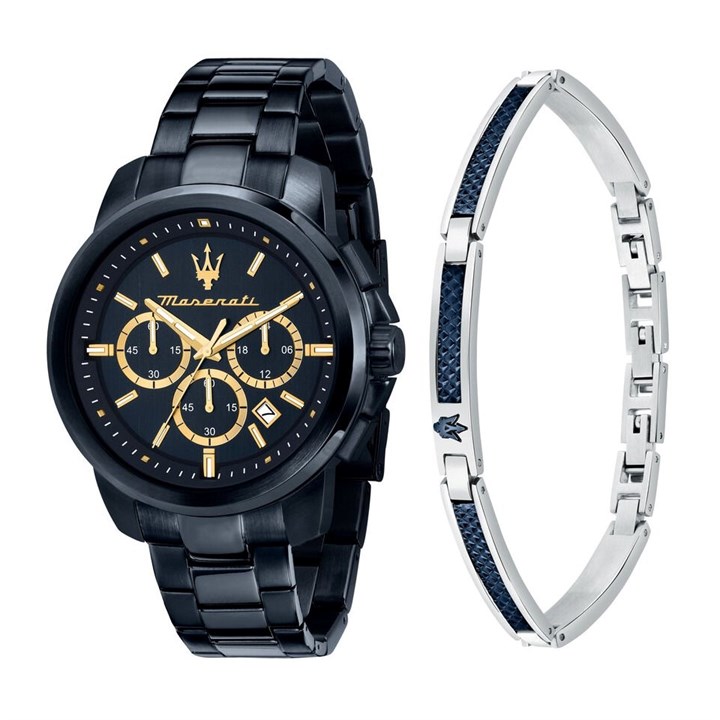 Maserati R8873621042 Successo Chronograph Watch And Bracelet Set - W81322