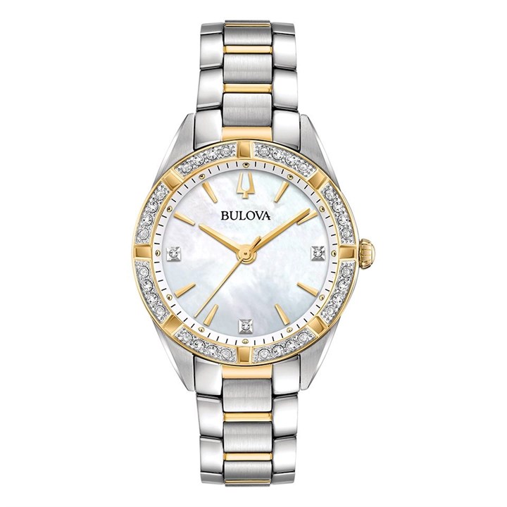 Bulova 98R263 Two Tone Diamond Set Bracelet Watch - W83219