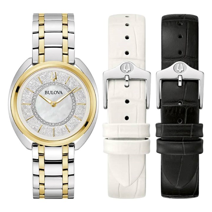 Bulova 98X134 Duality Gift Set With Interchangeable Straps - W83232