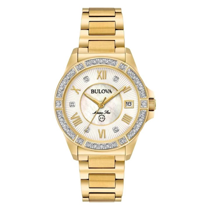 Bulova 98R235 Marine Star Diamond Set Bracelet Watch - W83918
