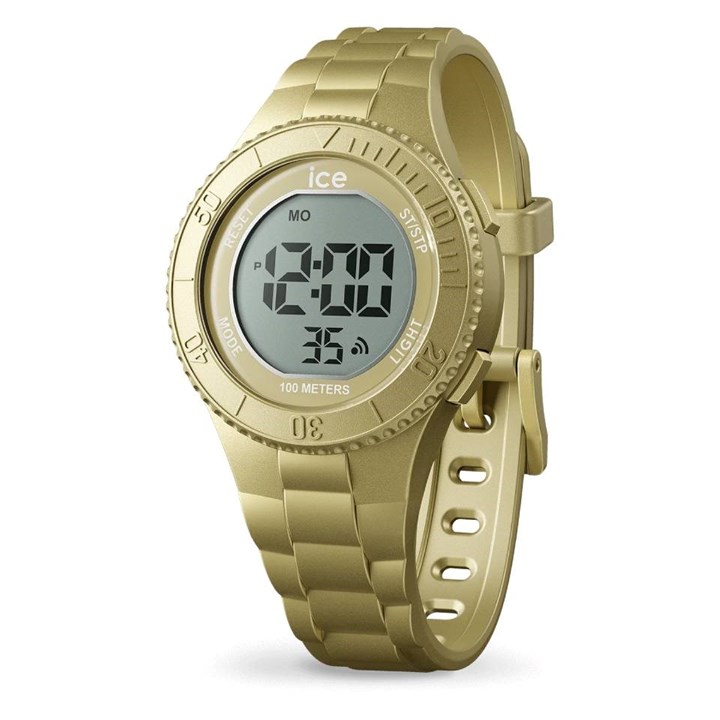 Ice-Watch 021277 Digital Gold Metallic Strap Watch - W85185