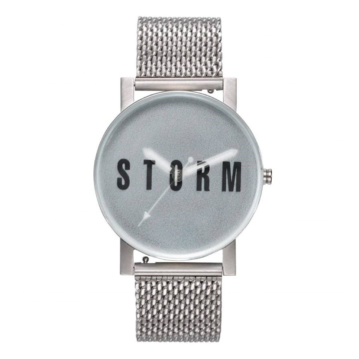 STORM 47456/G New Blast Grey Dial Mesh Bracelet Watch - W87237