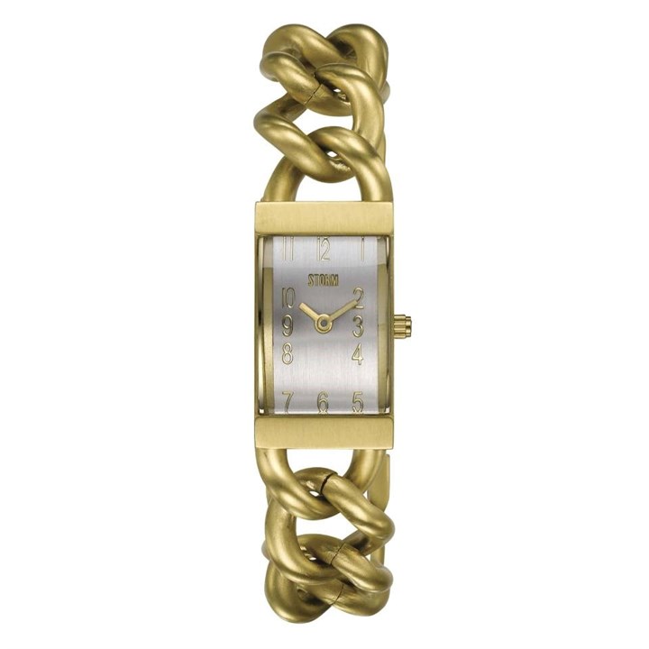 STORM 47503/GD/S Sansa Gold Curb Bracelet Watch - W87388