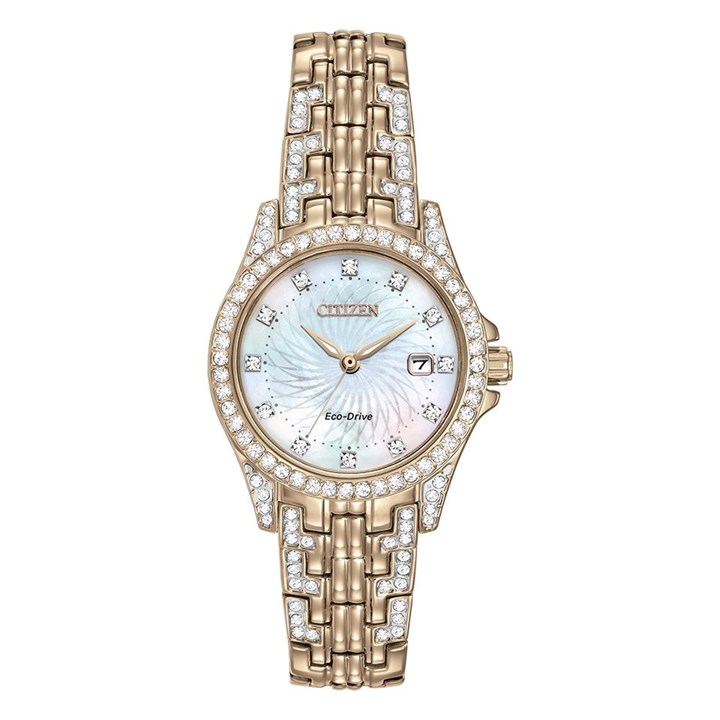 Citizen EW1223-81D Silhouette Crystal Eco-Drive Bracelet Watch - W9112