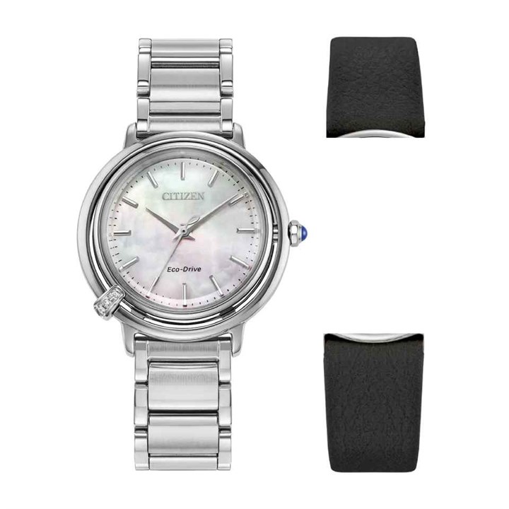 Citizen EM1090-60D L Arcly Eco-Drive Watch With Interchangeable Strap - W92181