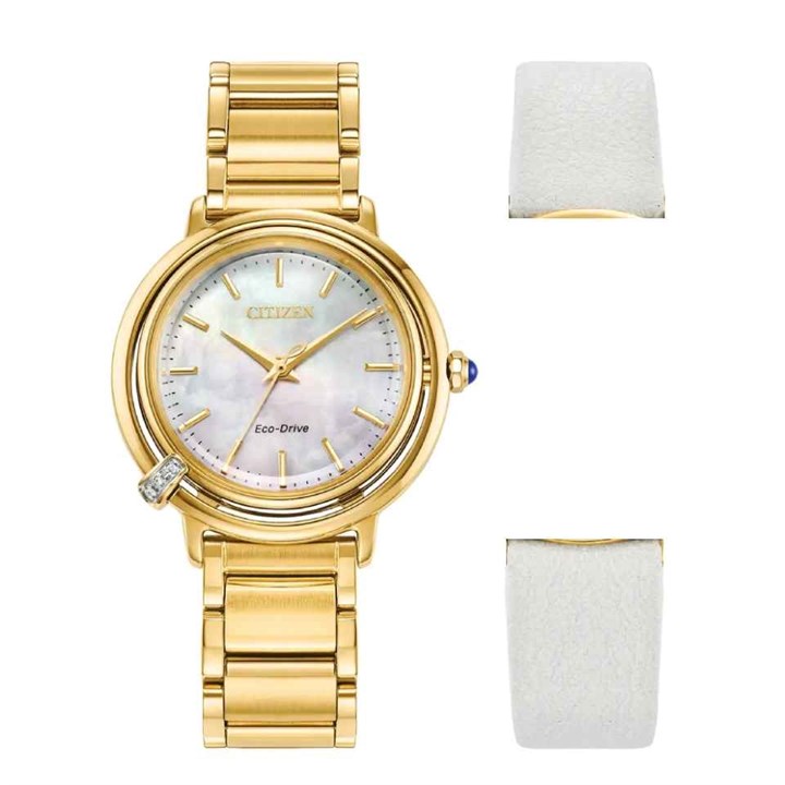 Citizen EM1092-64D L Arcly Eco-Drive Watch With Interchangeable Strap - W92182