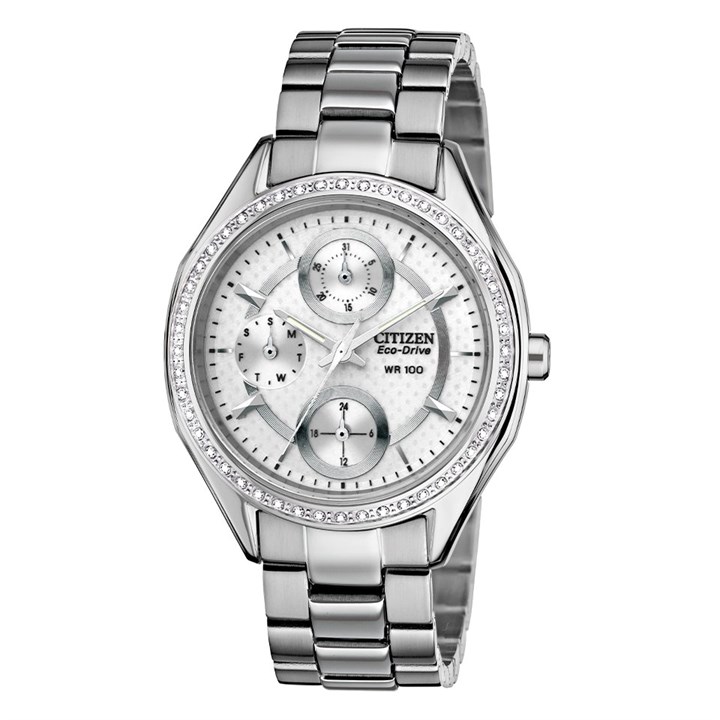 Citizen FD1060-55A Eco-Drive Stone Set Bracelet Watch - W9252
