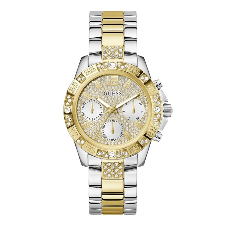 GUESS GW0771L3 Majesty Two Tone Stone Set Bracelet Watch - W96438