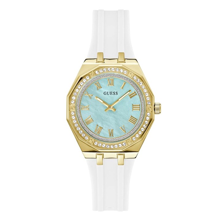 GUESS GW0872L1 Desire White Silicone Strap Watch - W96443