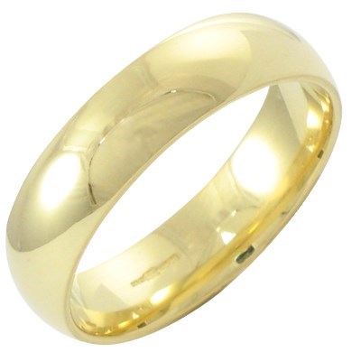18ct Gold Court Wedding Ring - 6mm - X20130