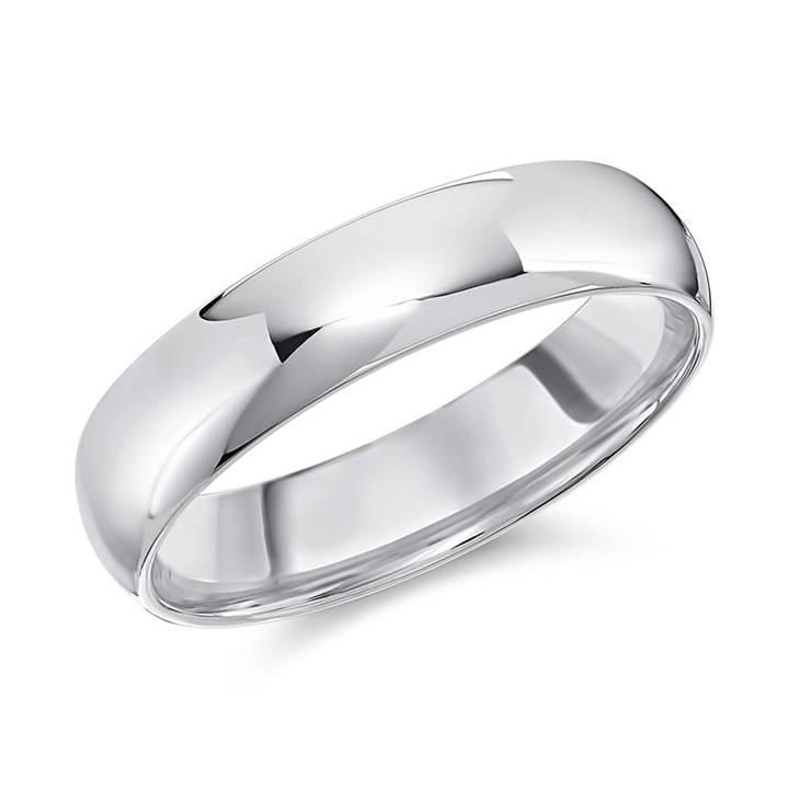 Platinum Court Wedding Ring - 5mm - X20158