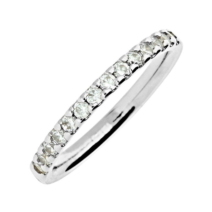 Platinum Diamond Half Eternity Ring - 35pts - X20439