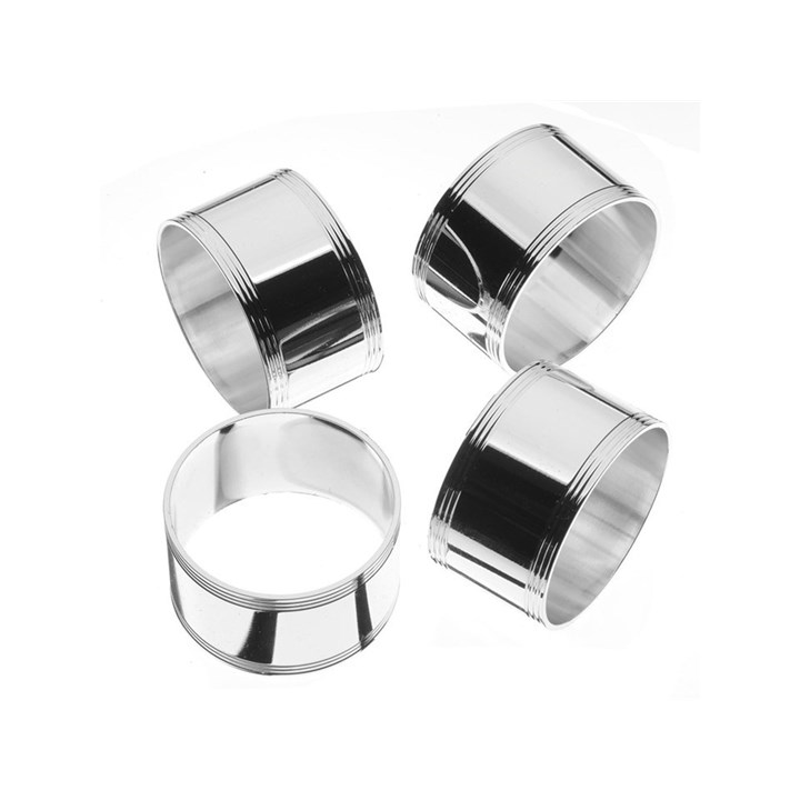 Silver Plated Napkin Rings - X90118