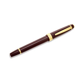 Cross Bailey Burgundy And Gold Tone Rollerball Pen - A21178