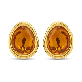 Skagen SKJ1739710 Sofie Sea Glass Honey Stud Earrings - A7156