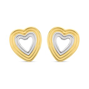 Skagen SKJ1677998 Kariana Two-Tone Stainless Steel Stud Earrings - A7159