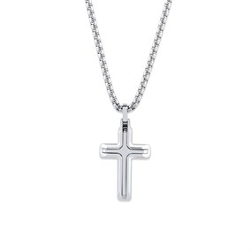 Unique Stainless Steel Cross And Chain - A73146