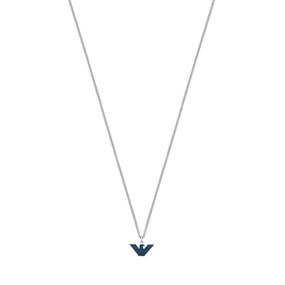 Emporio Armani EGS2909040 Stainless Steel Logo Necklace - A9104