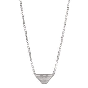 Emporio Armani EGS2984040 Stainless Steel Logo Necklace - A9105