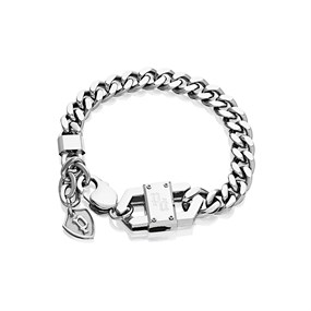 Police PEAGB0001702 Signature Link Stainless Steel Bracelet - A98236