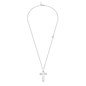 Police PEAGN0005305 Framed Cross Necklace - A98275