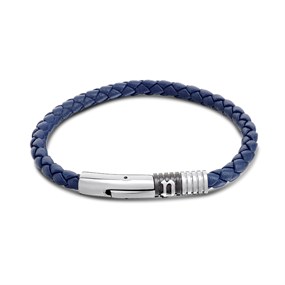Police P PJ 26430BLN/03 MODISH Blue Leather Bracelet - A98370