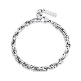 Police PEAGB0007601 EMBEDDED Steel Chain Bracelet - A98372