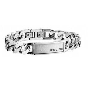 Police PJ.25485BSS/01 Revenge Stainless Steel Identity Bracelet - A9842