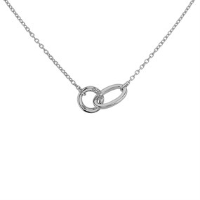 Hot Diamonds DN103 Silver Halo Trio Necklace - D9136