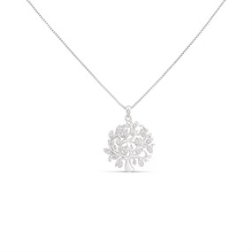 Hot Diamonds Nurture White Topaz Necklace - D9167