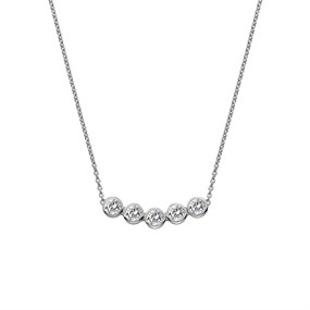 Hot Diamonds Silver Tender Necklace - D9188