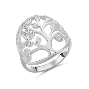 Silver Tree of Life Ring - F60110