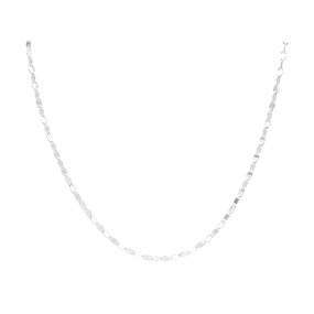 Silver Mirror Chain - 18in - F8805