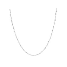 Silver Popcorn Chain - 18in - F8807