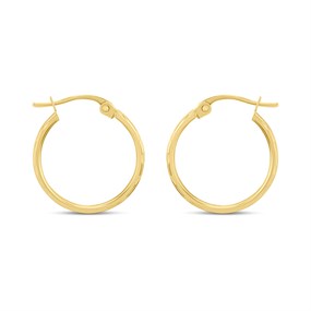 9ct Gold Hoop Earrings - G24101