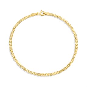 9ct Gold Fancy Link 7in Bracelet - G64122