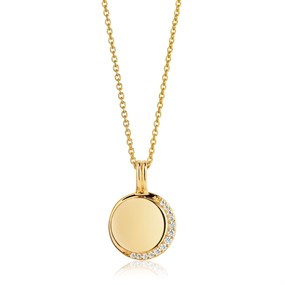 Sif Jakobs Gold Plated Silver Portofino Disc Necklace - J02107