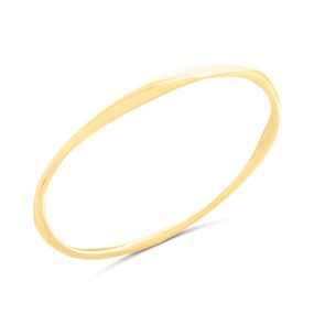 Sif Jakobs Gold Plated Silver Cetara Circolo Pianura Bangle - J02130